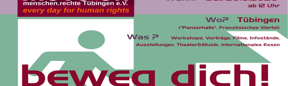 BEWEG DICH - ein Fest für das Menschenrecht auf Bewegungsfreiheit