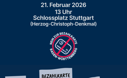Demonstration am 21.02. in Stuttgart: NEIN zur Bezahlkarte und zur GEAS-Reform