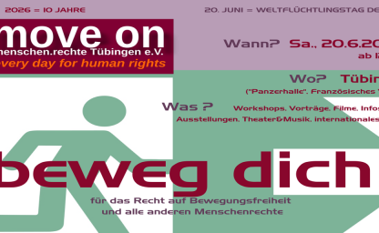 BEWEG DICH - ein Fest für das Menschenrecht auf Bewegungsfreiheit